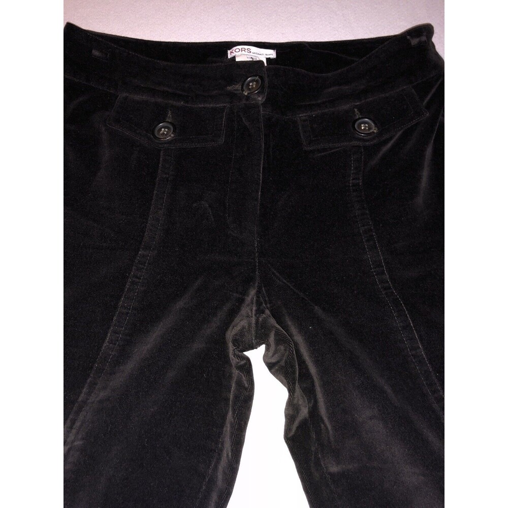 Kors Michael Kors Women's Pants Brown Casual Velour Boot Cut Size 4 X 31